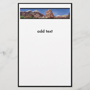 Towers of the Virgin Panoramic Stationery