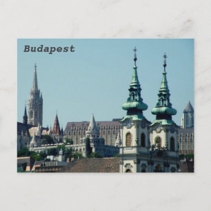 Towers over Budapest Postcard