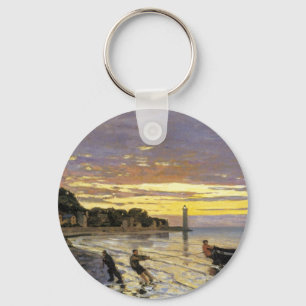Towing a Boat, Honfleur Key Ring