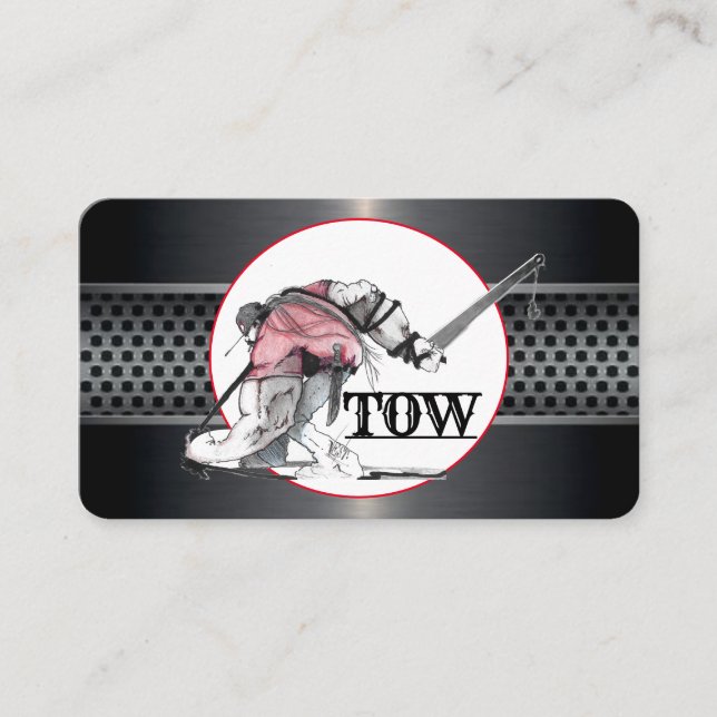 Towing  Business Card (Front)