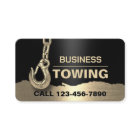 Towing Company Gold Tow Hook Modern Black