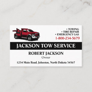 Towing Service Business Card