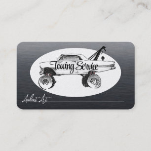 Towing Template Mighty, 3.5" x 2.5" Business Car Business Card