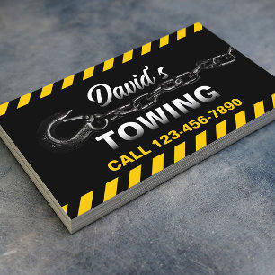 Towing Truck Car Hauling Service Business Card