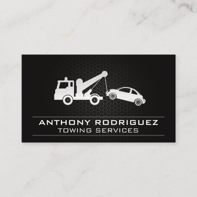 Towing Vehicle Business Card (Front)