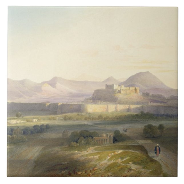 Town and citadel of Ghuznee, plate 18 from 'Scener Tile (Front)