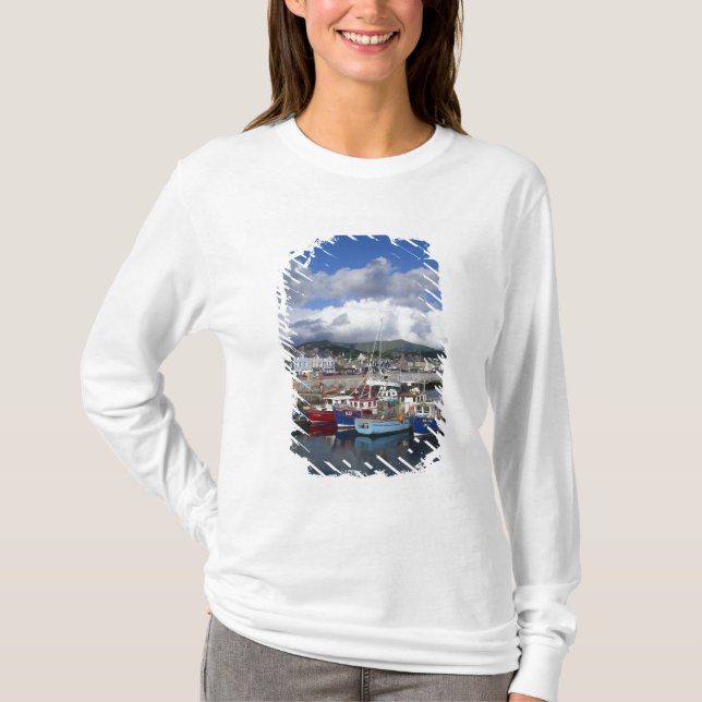 Town and Harbour, Dingle, County Kerry, T-Shirt (Front)