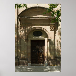 Town Church Door Poster