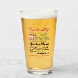 Town & Country's Cafe Chablis, Chicago, IL Glass