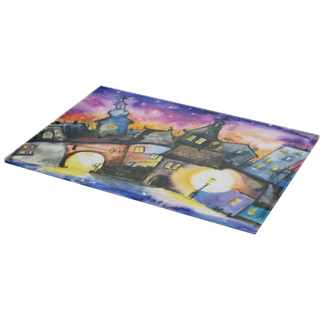 Town Cutting Board (Corner)