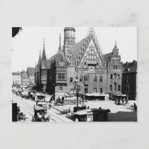 Town Hall, Breslau Poland, c.1910 Postcard