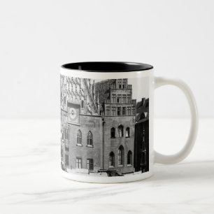 Town Hall, Breslau Poland, c.1910 Two-Tone Coffee Mug