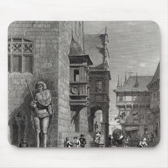 Town Hall, Halberstadt Mouse Pad (Front)