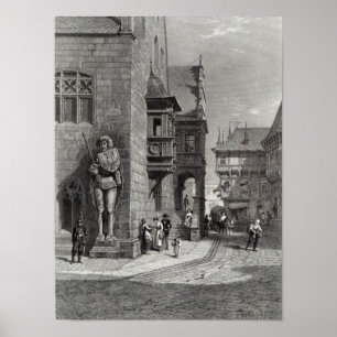 Town Hall, Halberstadt Poster