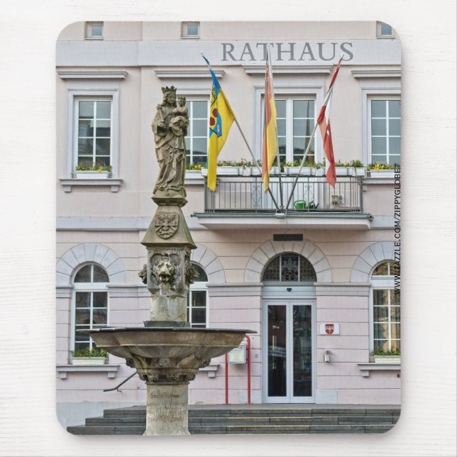 Town Hall in Remagen, Germany Mouse Pad (Front)