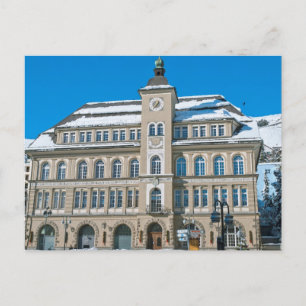 Town Hall in St Moritz, Switzerland Postcard
