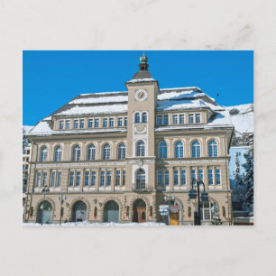 Town Hall in St Moritz, Switzerland Postcard