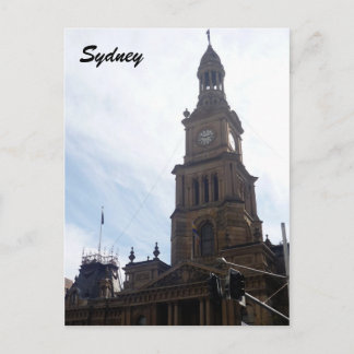 town hall postcard