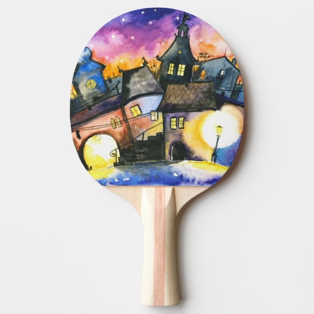 Town Ping Pong Paddle (Front)