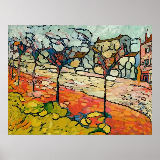 Town Street, Matisse Style Poster (Front)