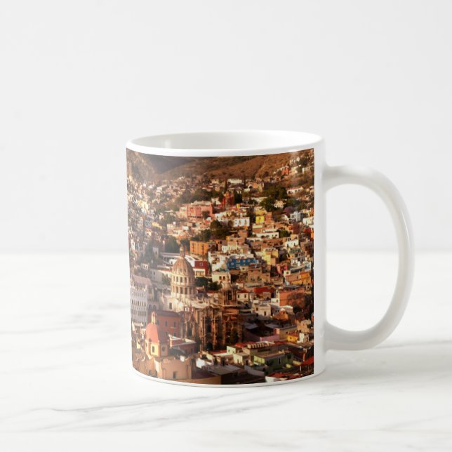 Town View From Above Coffee Mug (Right)