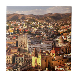Town View From Above Tile