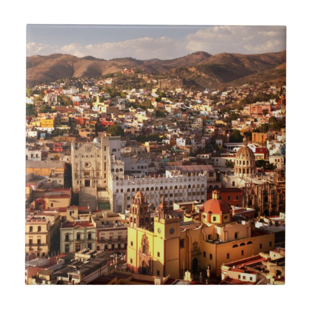 Town View From Above Tile (Front)