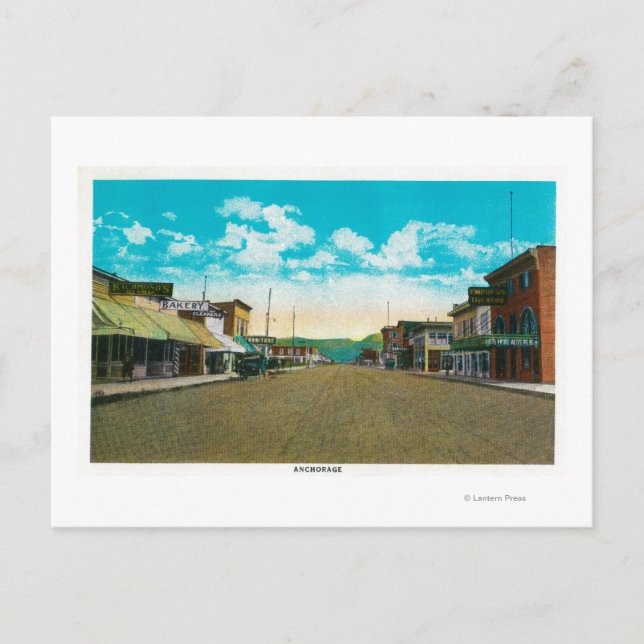 Town View of Anchorage, AlaskaAnchorage, AK Postcard (Front)