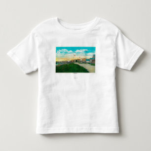Town View of Fairbanks, AlaskaFairbanks, AK Toddler T-Shirt