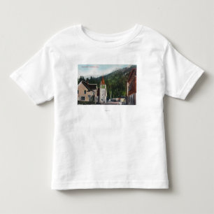 Town View of Mission StreetKetchikan, AK Toddler T-Shirt