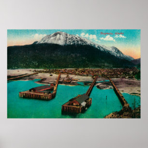 Town View of Skagway, AlaskaSkagway, AK Poster