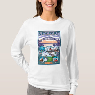 Town Views - Newport, Oregon T-Shirt
