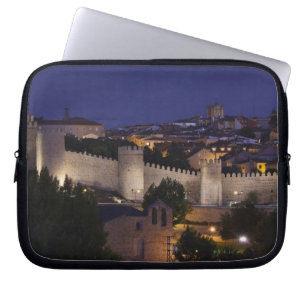 Town walls from Los Cuarto Postes, dusk Laptop Sleeve