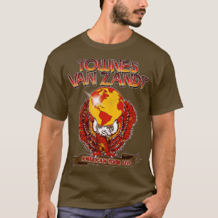 Townes Van Zandt Retro Eagle Tour Style Design T-Shirt