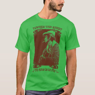 Townes Van Zandt Retro Style Fan Design T-Shirt