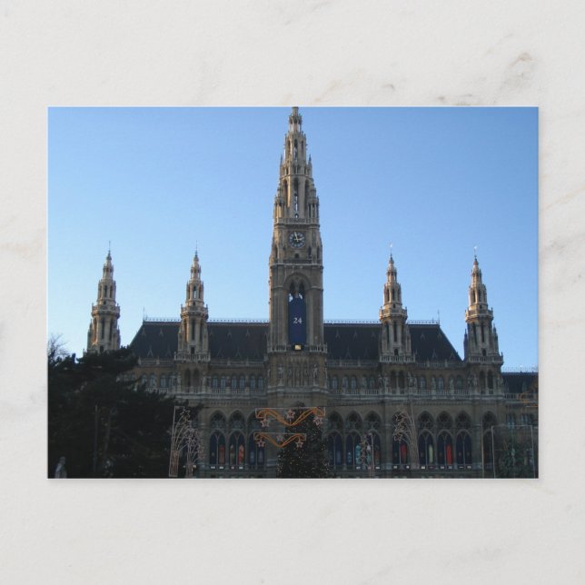Townhall in Vienna, Austria Postcard (Front)