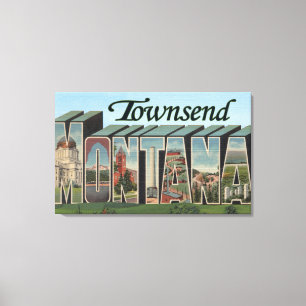 Townsend, Montana Canvas Print