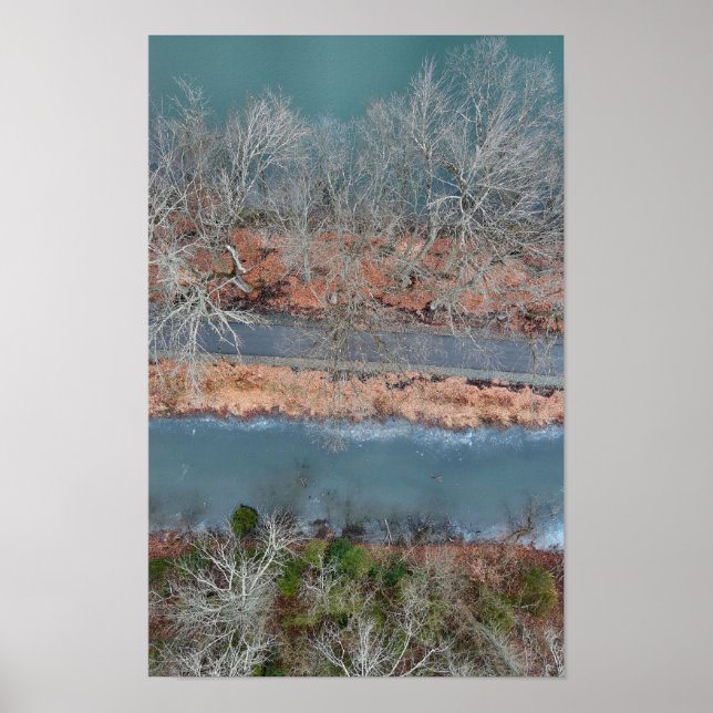 Towpath Park Schuylkill River PA Poster (Front)