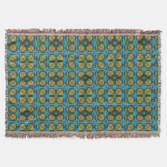 Towsend Skyward Grid Throw Blanket (Front)