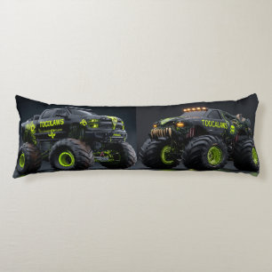 Toxic Bio-Armour Monster Truck - Neon Green Cyber Body Cushion