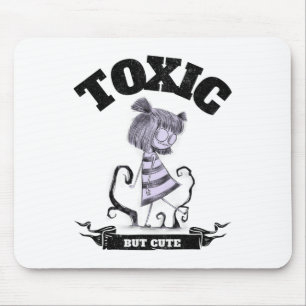 Toxic But Cute Creepy Funny Halloween Graphic Mouse Pad