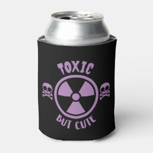Toxic But Cute Warning Sign Can Cooler