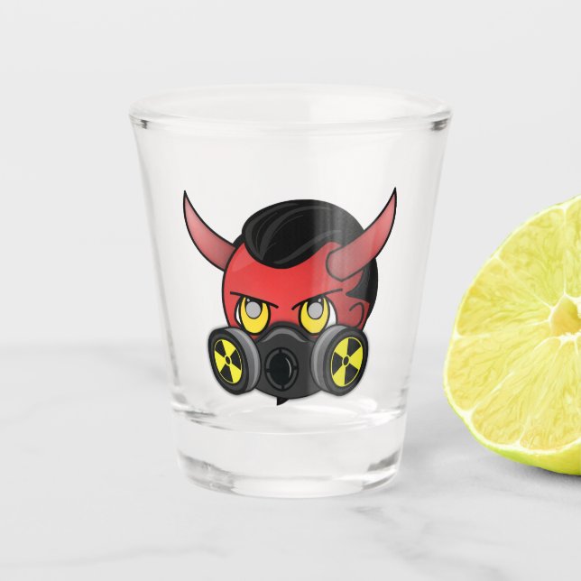Toxic Carl Shot Glass (Front)