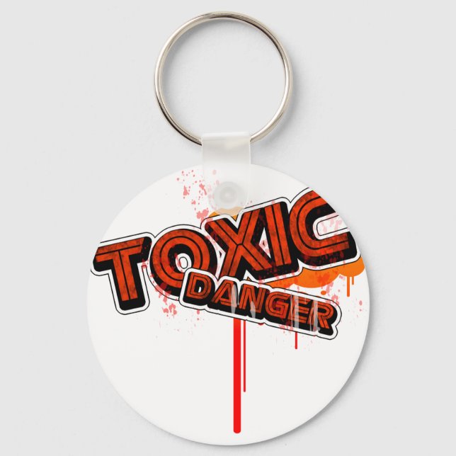 TOXIC DANGER! KEY RING (Front)