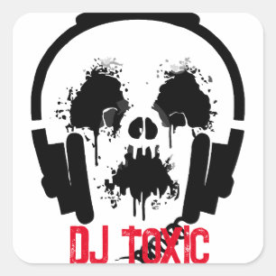 Toxic DJ  Square Sticker