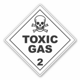Toxic Gas 2 Label