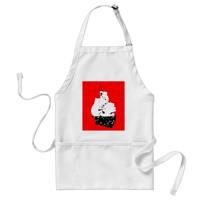 toxic heart standard apron (Front)