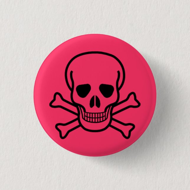 Toxic punk love 3 cm round badge (Front)