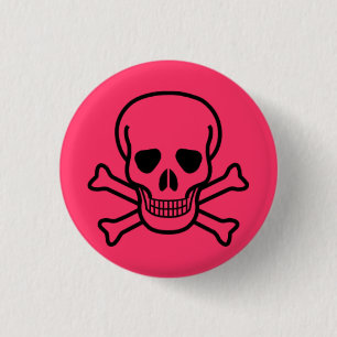Toxic punk love 3 cm round badge