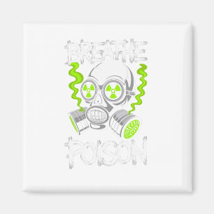 Toxic Skull Drifter Sticker Magnet